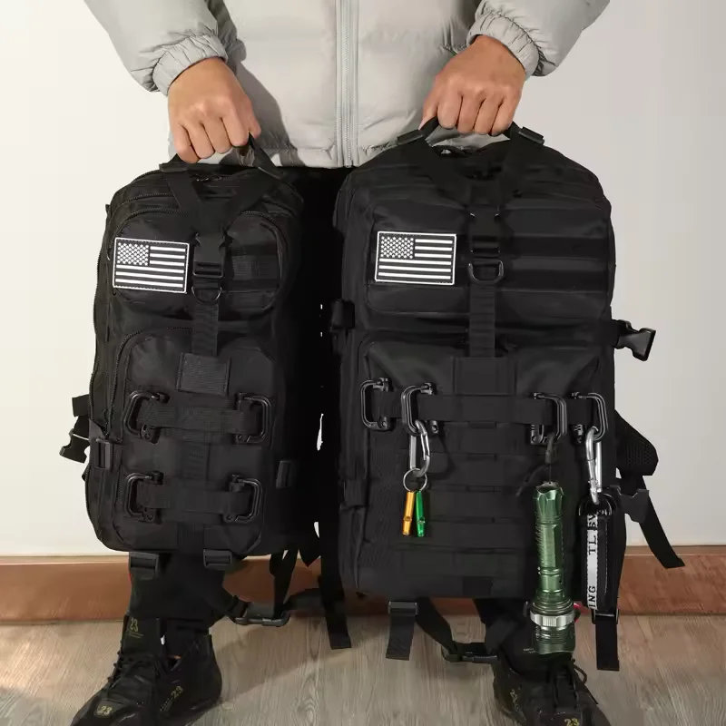 Gift Hook 25L/50L Tactical Backpacks Man Traveling Bags Survival Outdoor Assault Pack EDC Molle Pack Hiking Trekking Hunting Bag