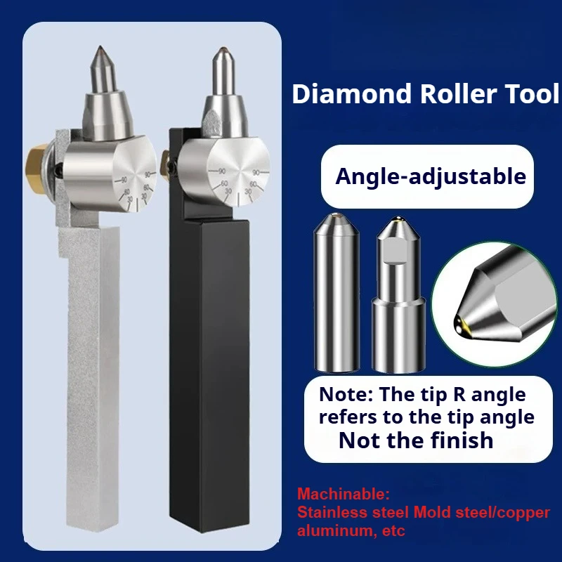 Diamond Burnishing Tool Lathe Rolling Cutter Mirror Surface Finish Burnish Tool for Steering Lever Turning