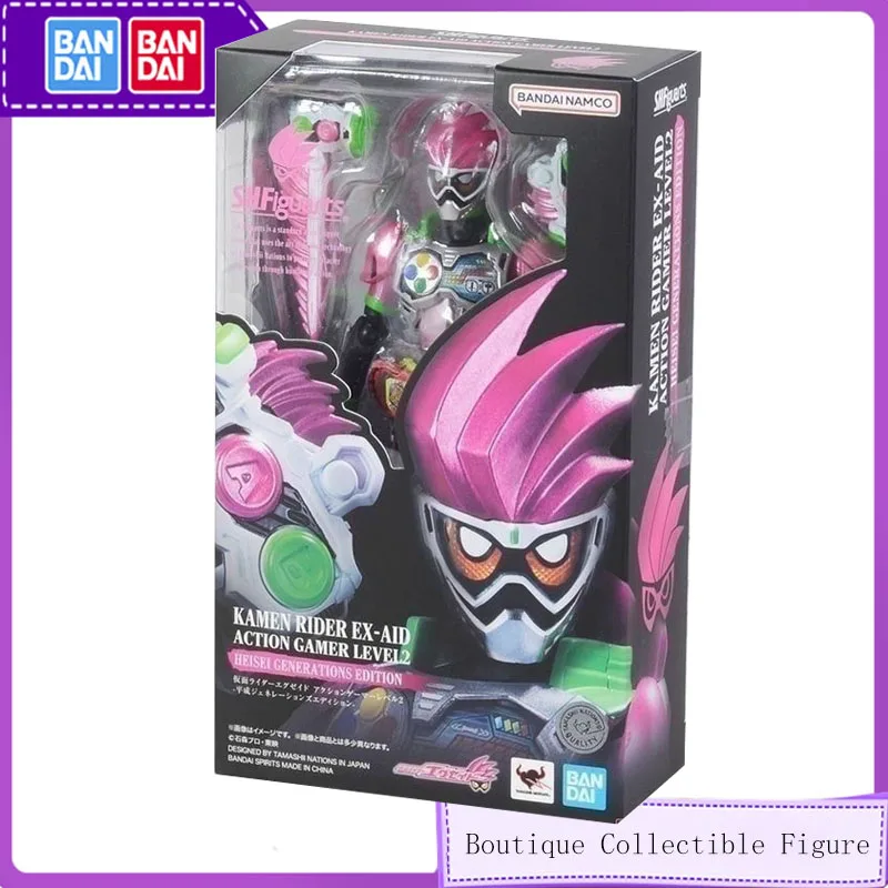 

BANDAI SHF Kamen Rider EX-AID ACTION GAMER LEVEL2 Anime Action Figures Toys Figurals Collection Model Doll Christmas Gifts