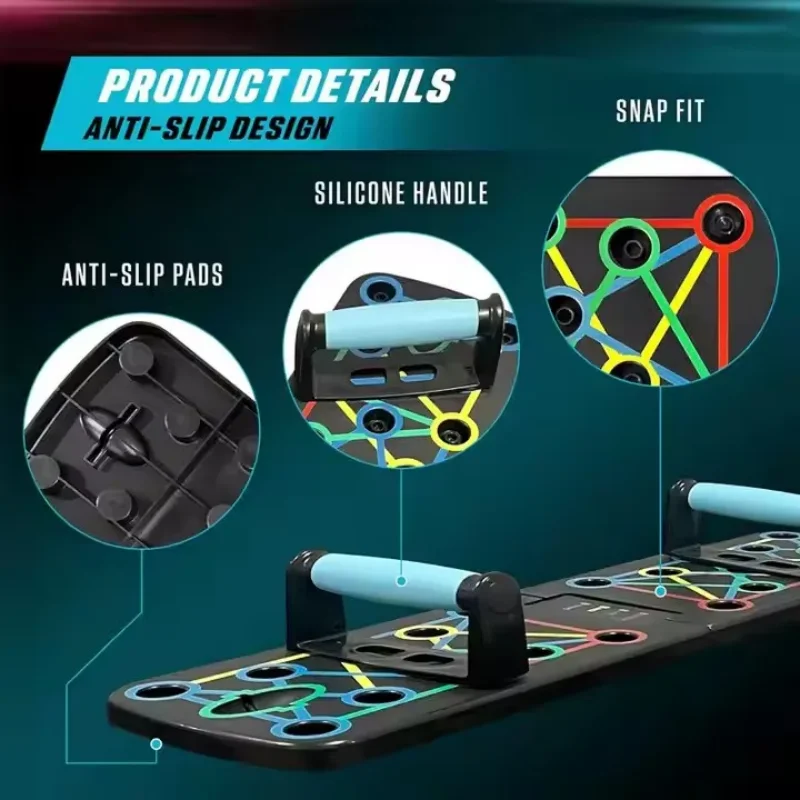 Prone board set, foldable pron - Push Up Board Foldable Multi Function ulasan dan harga