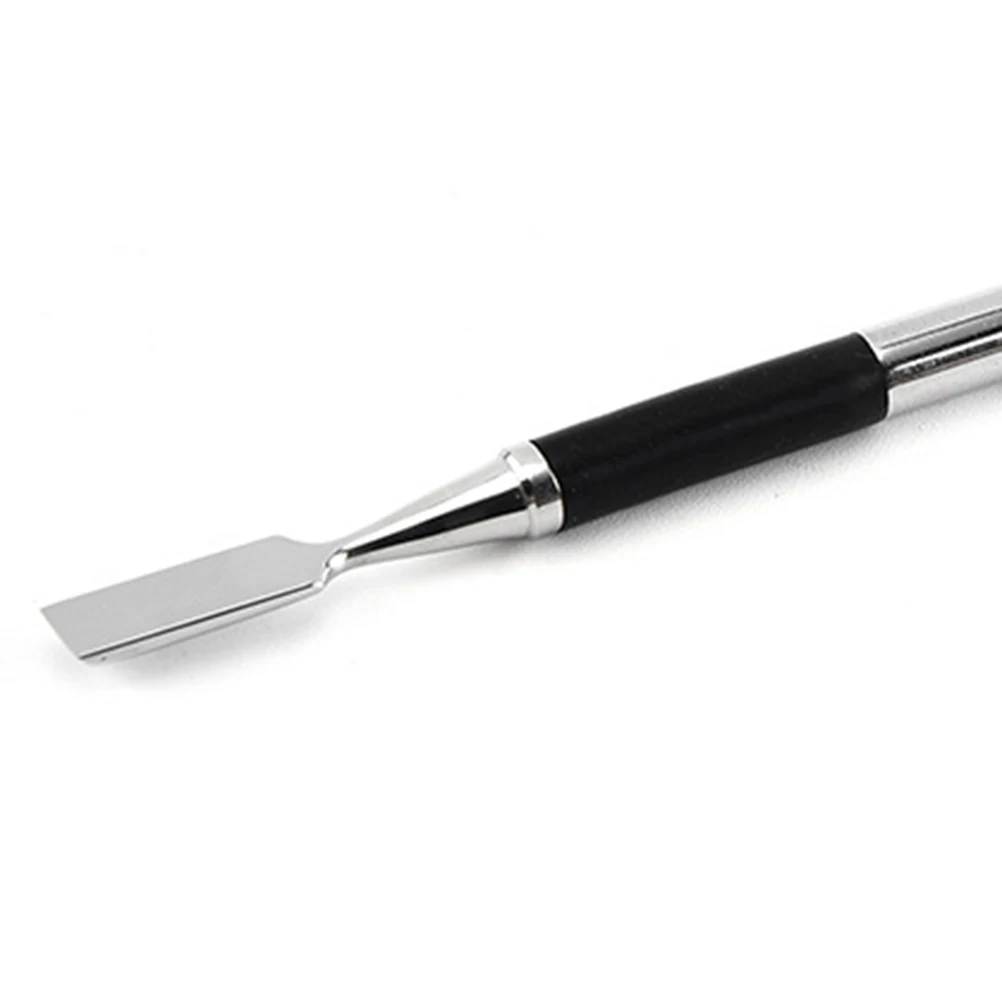 

Dual Head Stainless Steel Dead Skin Pusher Non-Slip Matte Handle Nail Tool For Professional Home Use Dead Skin Fork Cuticle