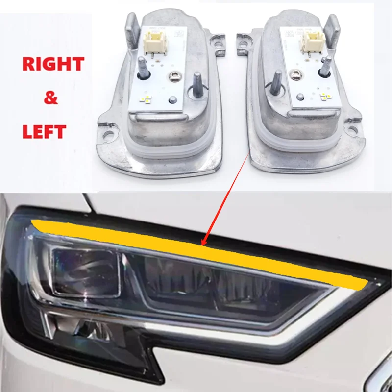 DRL 주간 주행등 모듈, 아우디 A3 S3 RS3 매트릭스 LED 헤드라이트용, OEM 8V0998473B, 8V0998474B, 8V0 998, 998, 474B