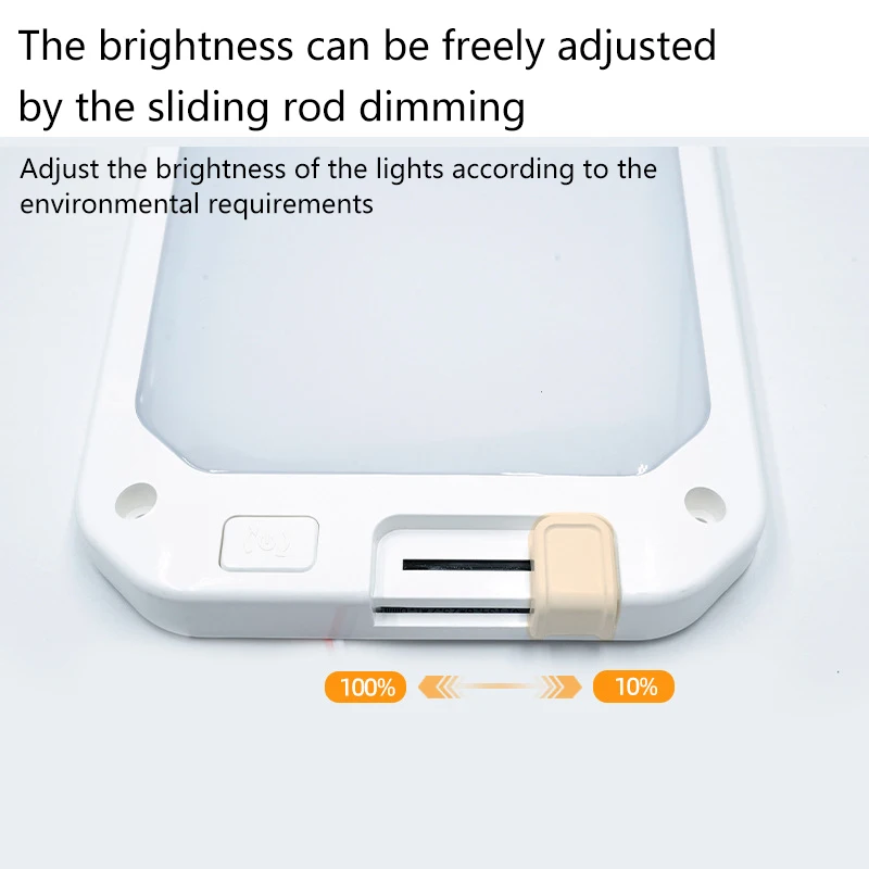 تركيبات إضاءة بارما ثلاثية الألوان لداخل السيارة، وأضواء السقف المربعة، وأضواء الليل للكابينة، وأضواء القراءة، وأضواء LED #4