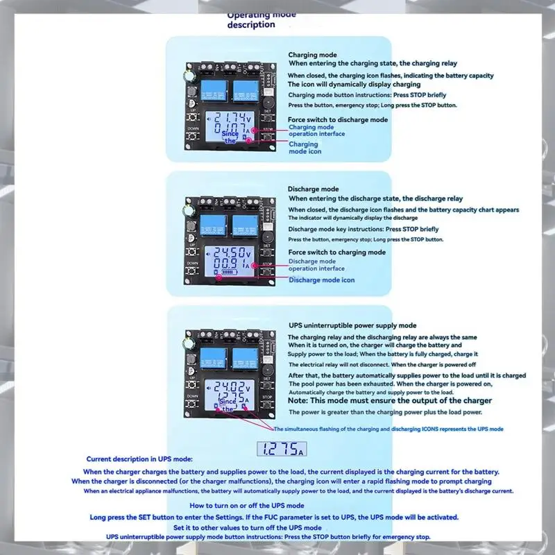Hot Selling-XY-BT13L 30A Battery Charge And Discharge Module With K485X Module, Bidirectional Current Detection Protector,XY-BT1