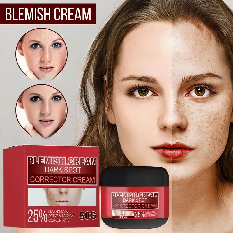 Whitening and Brightening Blemish Cream Purifying, Brightening and Diminishing Spots Universal for Men and Women