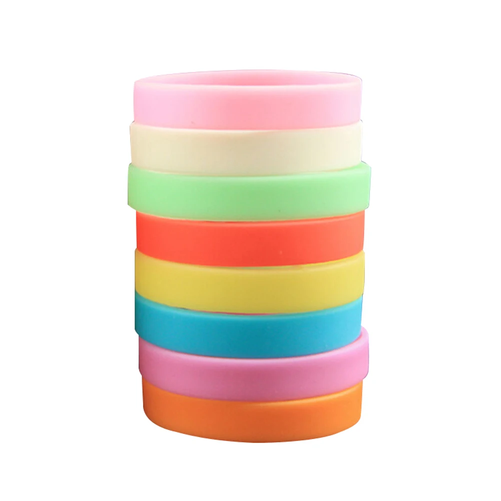 

25Pcs Kids Silicone Wristbands Eco Friendly Comfortable Durable Sports Bracelet Gifts Mixed Colors Silicone Bracelets
