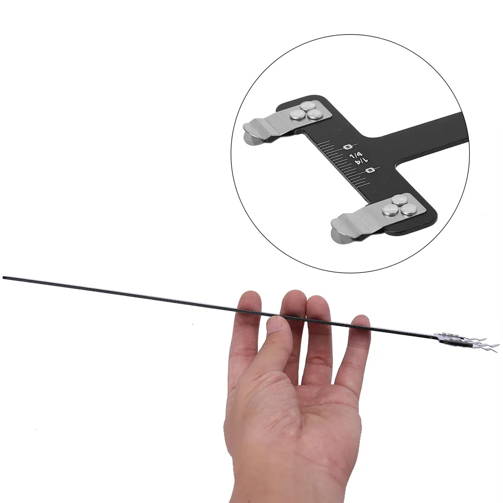 القوس ملحق حاكم القوس T حاكم الفولاذ المقاوم للصدأ في الهواء الطلق مسطرة المساعدة الرماية لقوس مركب منحني