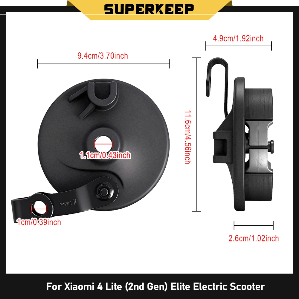 Elektrische Roller Vorderrad Mechanische Bremsen Pad Trommel Bremse Für Xiaomi 4 Lite 2nd Gen Elite KickScooter Langlebige Reparatur Teile