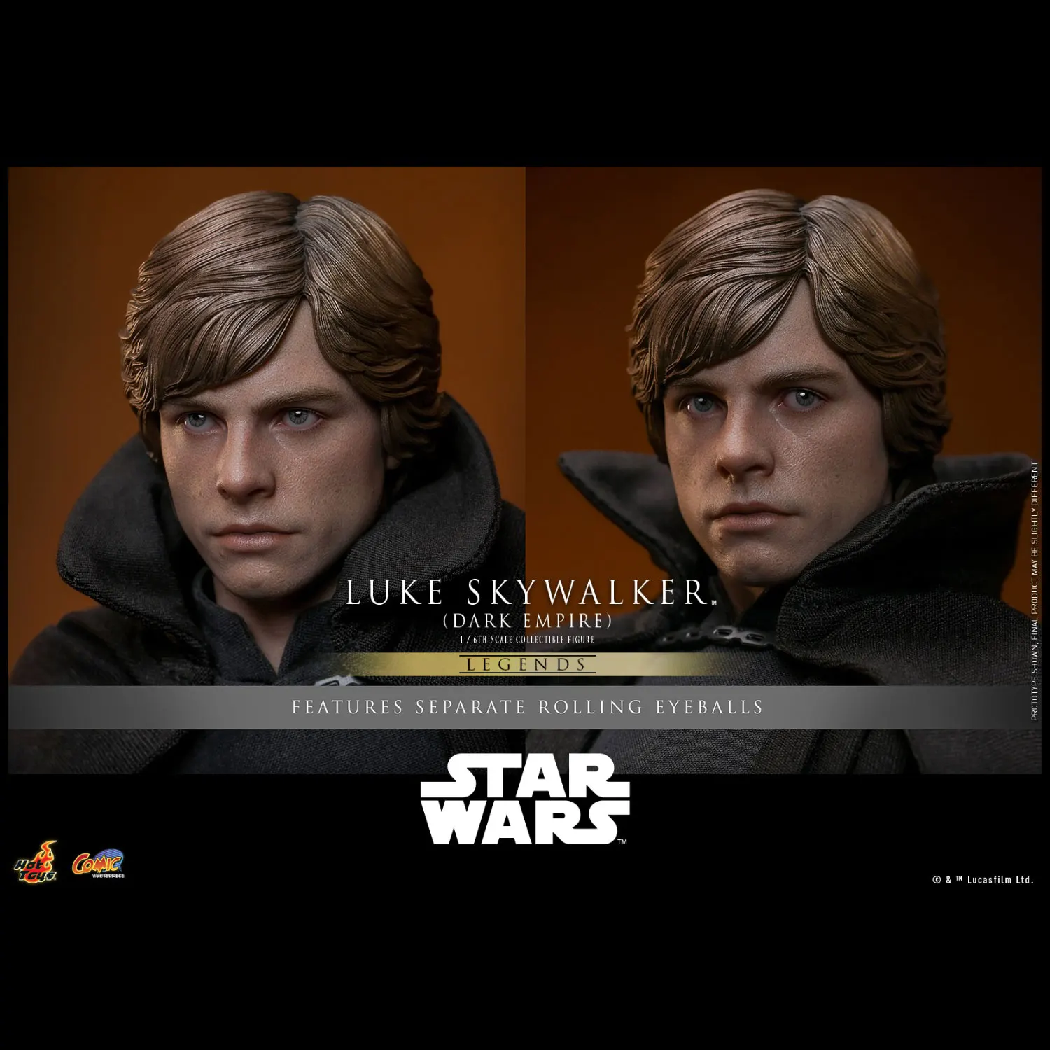 New Original Hot Toys 1/6 Luke Figure Star Wars Dark Empire Luke Skywalker Action Figure Comic Masterpiece Series HT CMS019 Toy