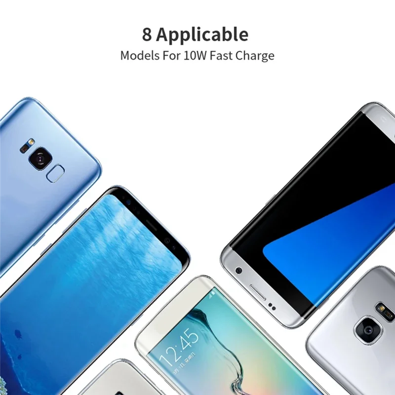 

Q7 Беспроводное зарядное устройство 10 Вт Тестер Беспроводное зарядное устройство для быстрой зарядки 10 Вт USB Быстрое зарядное устройство ЖК-тестер-A77G