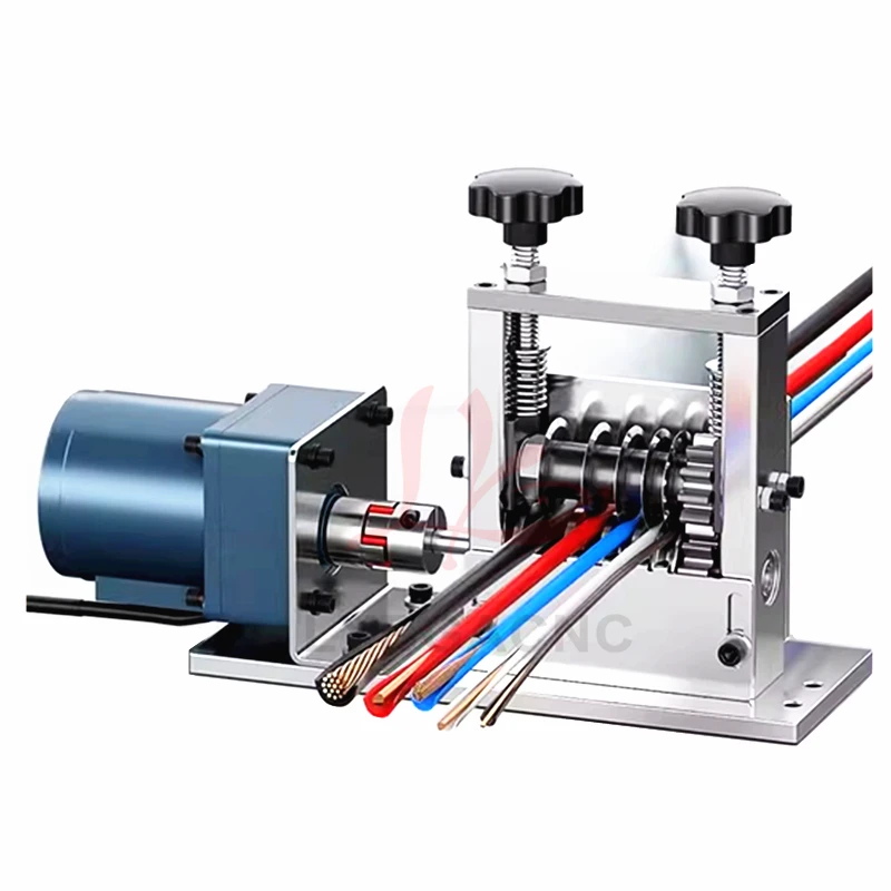 Mini Machine à dénuder les fils électriques portables, avec dénudeur de câbles à lame, pour enlever le caoutchouc plastique du fil de cuivre, recycler