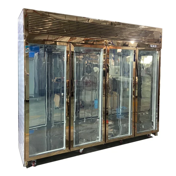 Commercial Meat Display Fridge 1/ 2/ 3/4 Door Dry Aging Refrigerator Refrigeration Equipment Dry Age Fridge Meat Dry Ager