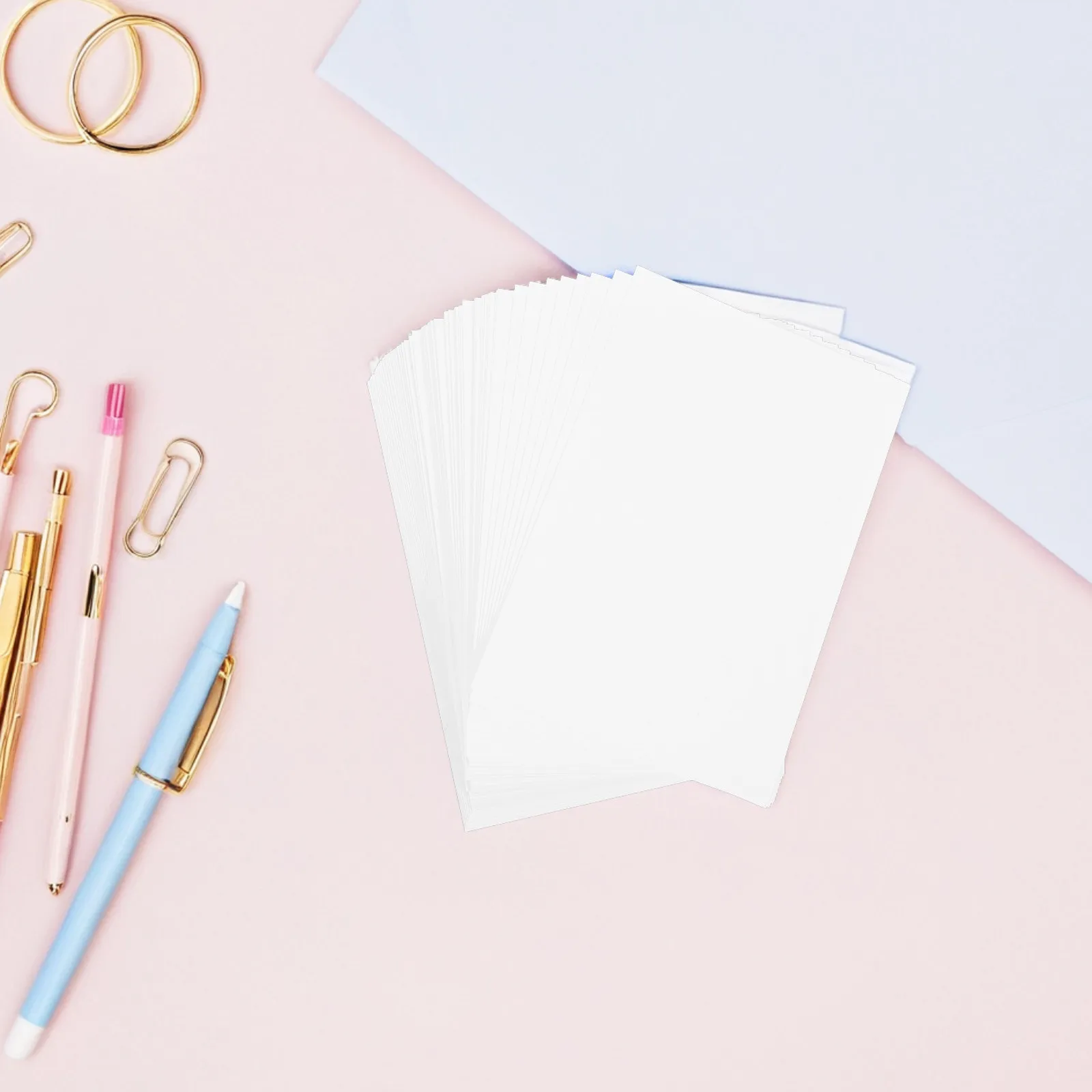 

100 шт. белых карточек из картона с гладкой поверхностью для письма, рисования, заметок, учебы, офисных принадлежностей, белый картон