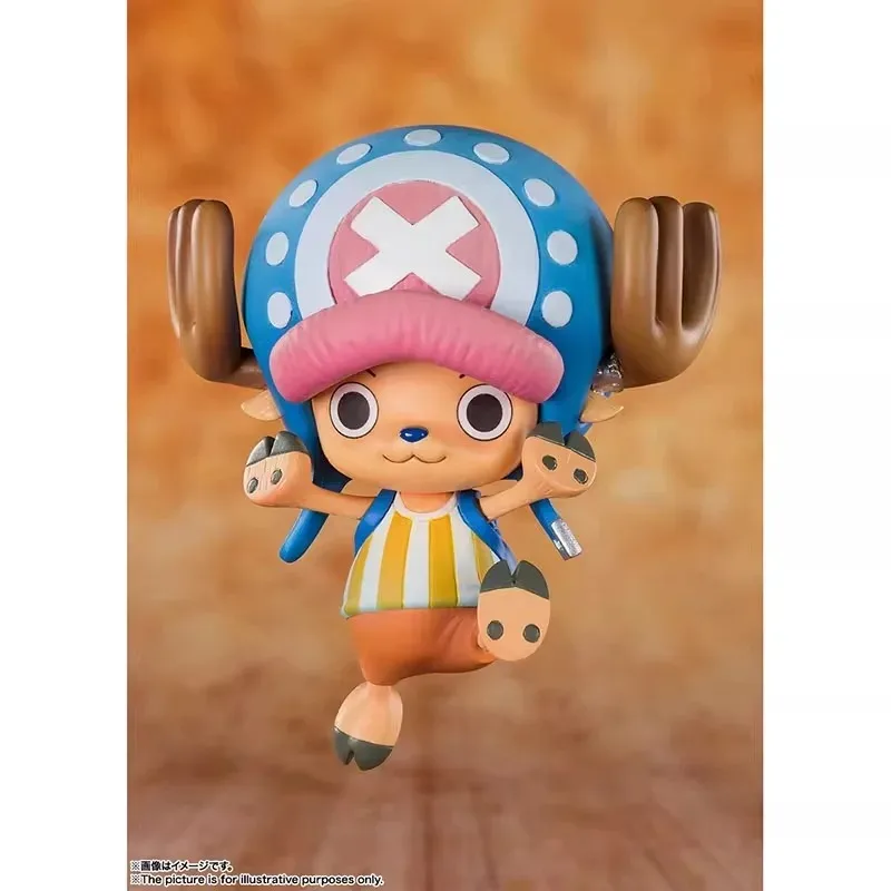 Bandai Original One Piece Anime Figure Figuarts ZERO Tony Tony Chopper Favorite Marshmallows Action Figure Toys for Kids Gift