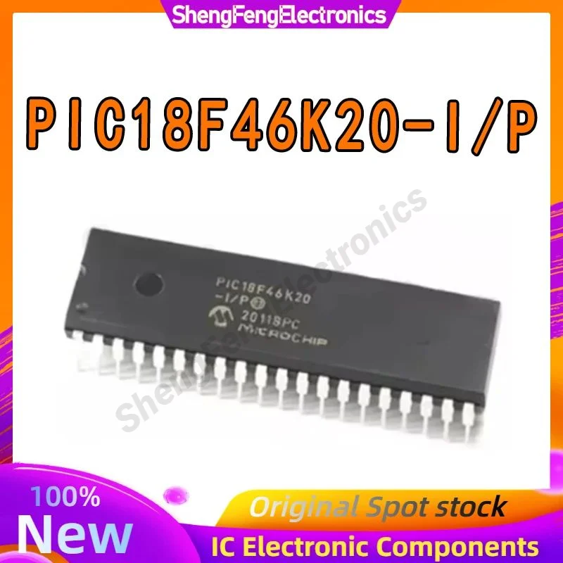 5PCS PIC18F46K20-I/P PIC18F46K20-I P PIC18F46K20-I PIC18F46K20 PIC18F46K PIC18F46 PIC18F PIC IC Chip MCU DIP40 in Magazzino