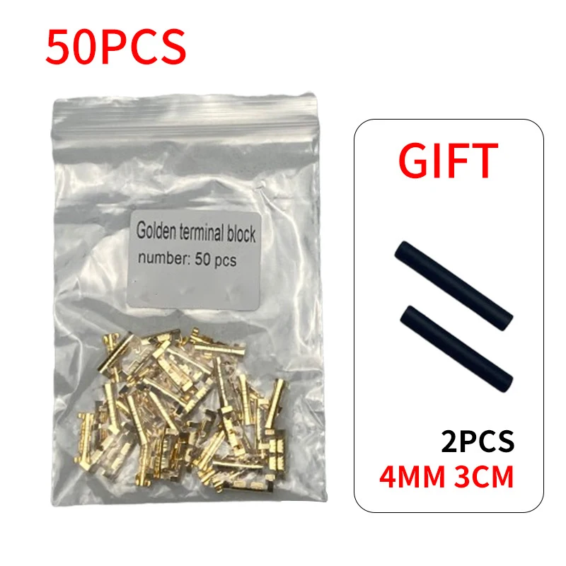 50pcs 100pcs 200pcs Docking Terminal U Type Terminal Tab 0.3 To 1.5mm2 Terminal Block Connector Double Connector Terminal