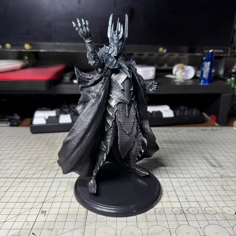 Figura de acción de 21 cm del Señor Oscuro Sauron de la popular película El Señor de los Anillos, modelo de juguete de PVC, estatua coleccionable, regalos.