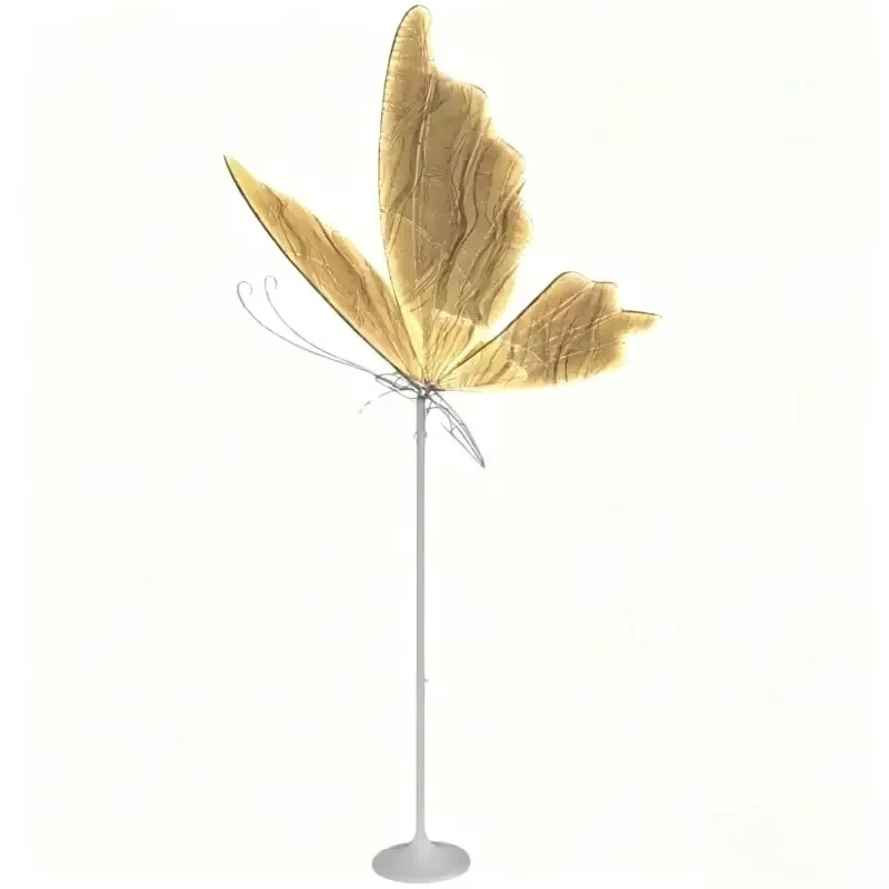 Butterfly Wings Hanging Ornament, Glowing Ceiling Decor for Wedding Stage & Runway, Event Photo Booth Backdrop