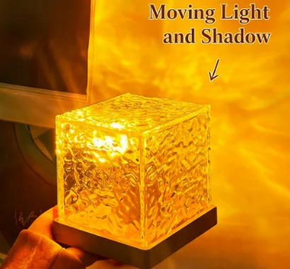 Water Corrugated Night Light Creative Bedside  Ambient  Lights Gift Starry Sky Desk Lamp Night Light Lamp for Bedroom