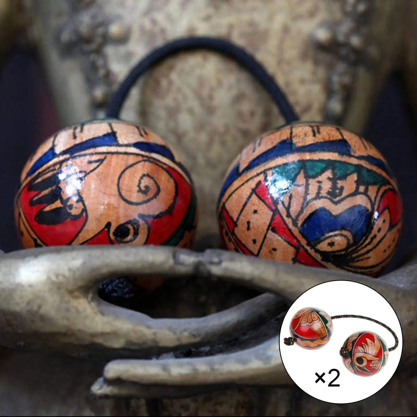 

Musical Fingertip Ball Drum Ball Music Egg Shaker for Birthday Gifts on