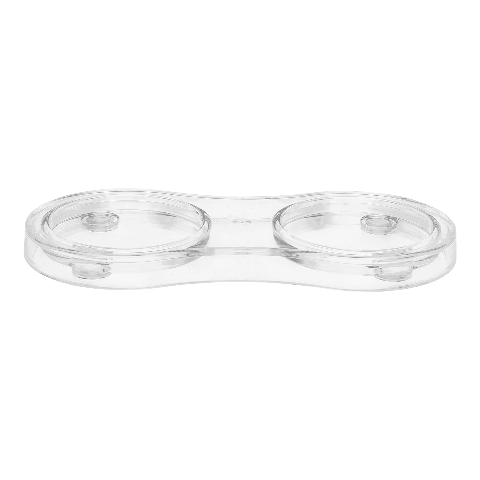 

Grinder Base Kitchen Accessories Acrylic Nonslip Tray Stand for Salt Pepper Holder Storage Bowl Dish Organizer Rack Tool