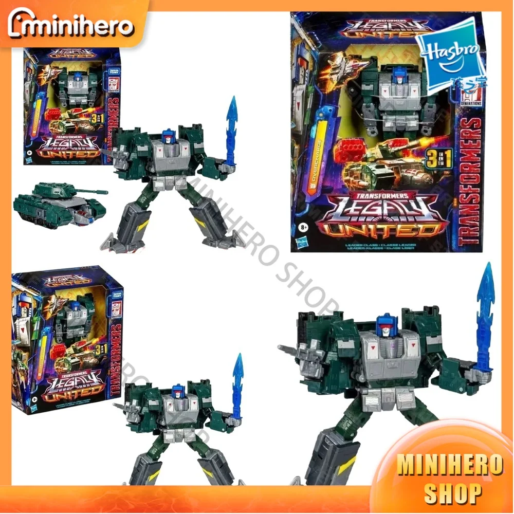

In Stock Original Hasbro Transformers Legacy United OVERCHARGE Leader Class Articulated Super Action Figure Collectible Model