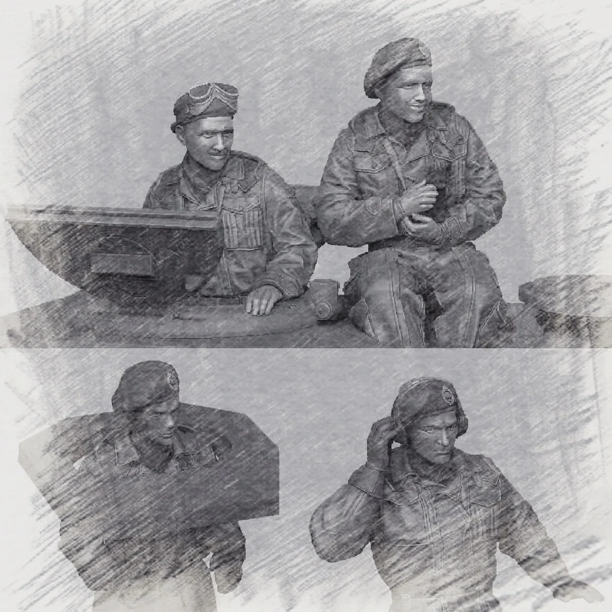 modelo-de-soldado-em-resina-1-35-gk-tripulacao-de-tanque-britanico-da-segunda-guerra-mundial-4-pessoas--kit-diy-sem-montagem-e-sem-pintura-1391r