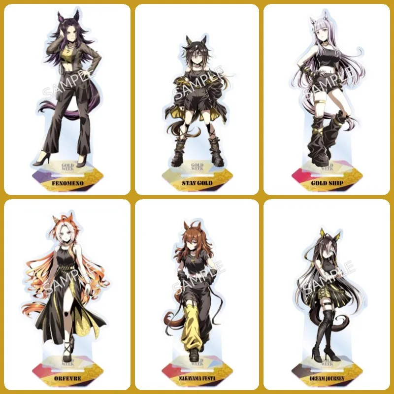 Uma Musume Pretty Derby ANIME 15CM Acrylic Stand Model Figure Cosplay Plate Holder Topper Birthday Fans Christmas keychain