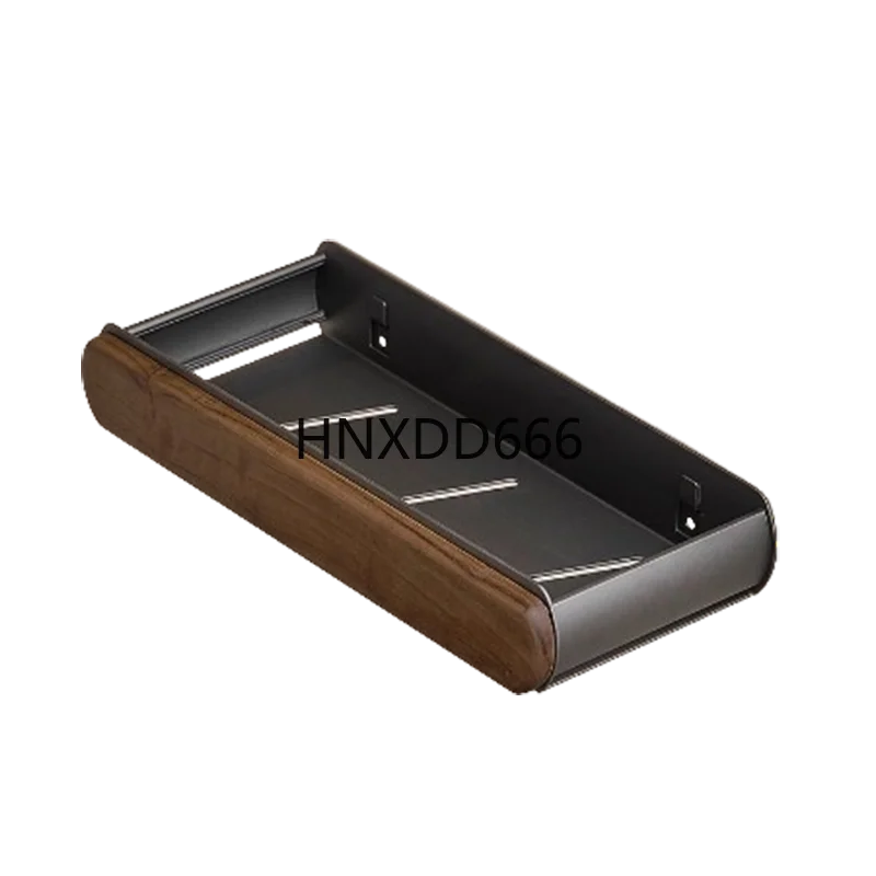 

Walnut Bathroom Shelf Washstand Wall Non-punching Organizer Storage Shelves House Multifunction Estanteria Bathroom Accessories