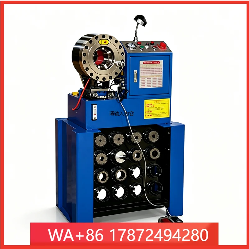 Hydraulic Hose Crimping Machine, BNT-P69, Quick Handle Tool with 10 Sets of Dies and Base, 2 Inch