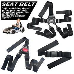 Children's Electric Car Seat Belt, Ride on Baby Electric Toys Car Seat Safety Accessories, Five-Point Seat Belt