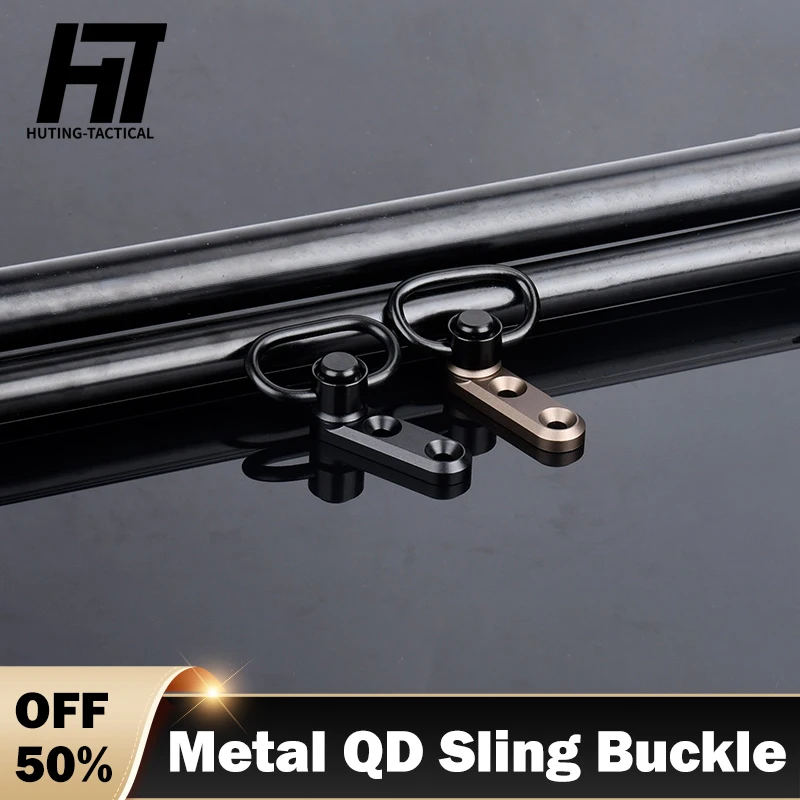 

QD Sling supporto girevole Metal Fit MLOK KEYMOOD hunting Accessorie M.4 A -r1.5 Toy Airgun Buckle installazione rapida rilascio