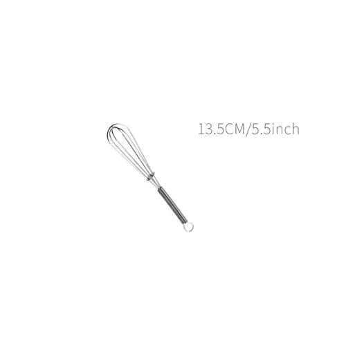 1Pcs Multifunctional Rotary Manual Egg Beater Mixer Mini Kitchen Egg Whisk Bake Tool Egg Agitator Stainless Steel Eco-Friendly - Image 10