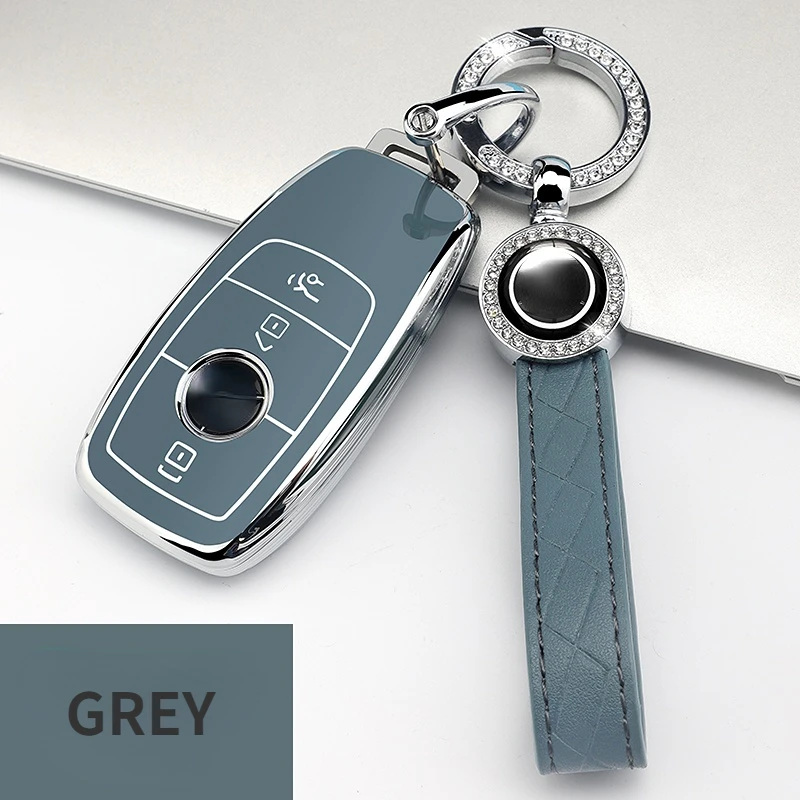 

TPU Car Key Case Cover Fob For Mercedes Benz W205 211 212 221 C117 W166 A B C E S R Class CLA GLE GLC AMG S500 C260 Accessories