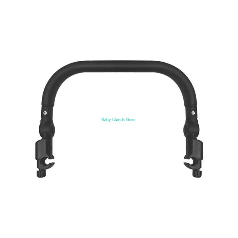 

K92D Baby Strollers Armrest Replacement Bumper Soft PU Leather Handrail Travel Design