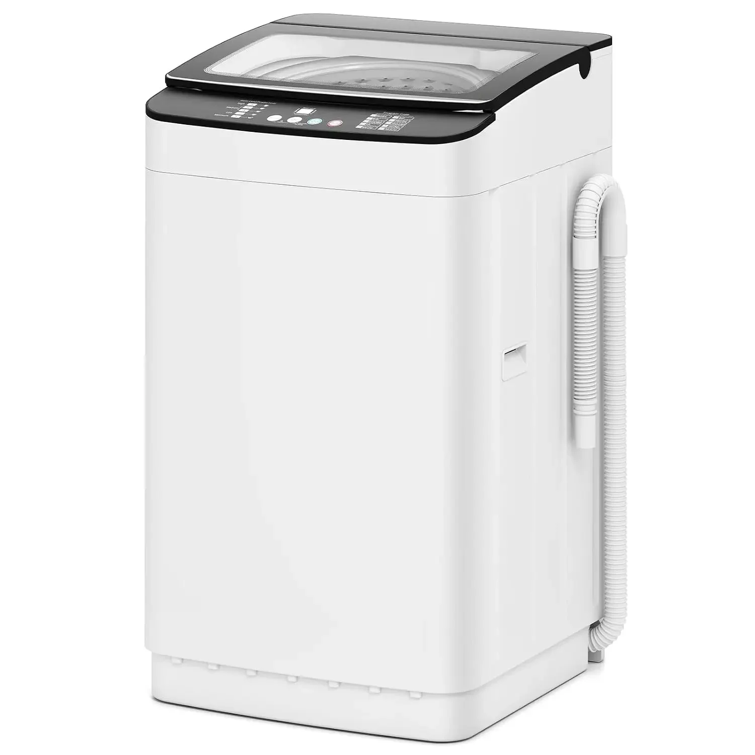 Portable Washing Machine, 2.4 cu.ft Capacity Fully Automatic Washer with Drain Pump, 10 Programs, 5 Water Levels,, Customized
