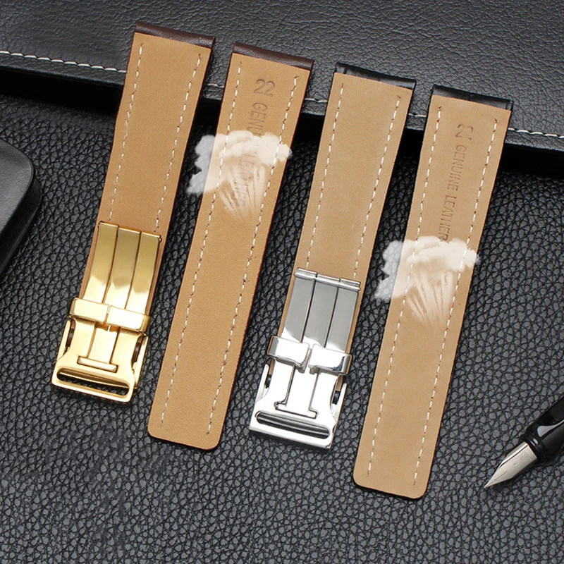 Watch Band for Breitling Strap Italy Genuine Leather watch band Premier B01 Colt Chronograph Avenger AVIATOR  buckle 22/24mm