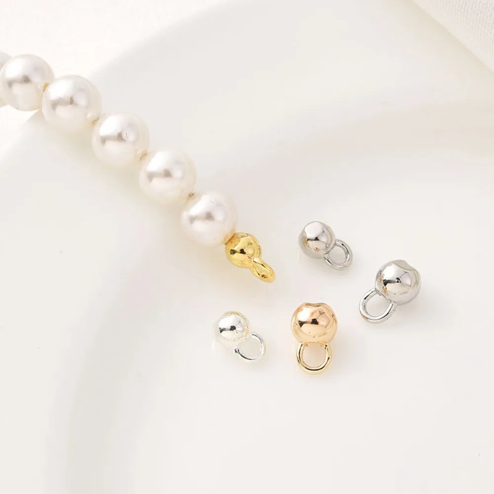 

Открытая пряжка с позолотой 14 карат, эластичная пряжка с жемчужной хлопковой нитью, соединительная пряжка для браслета и ожерелья ручной работы своими руками