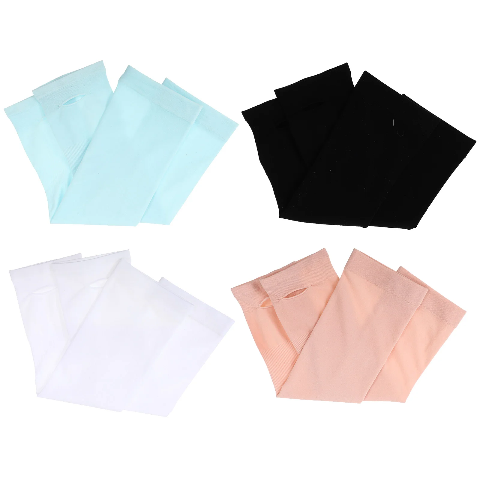 4 ペア日焼け防止アイススリーブ冷却アームカバー夏のアウトドアスポーツアームスリーブソフトで通気性のある