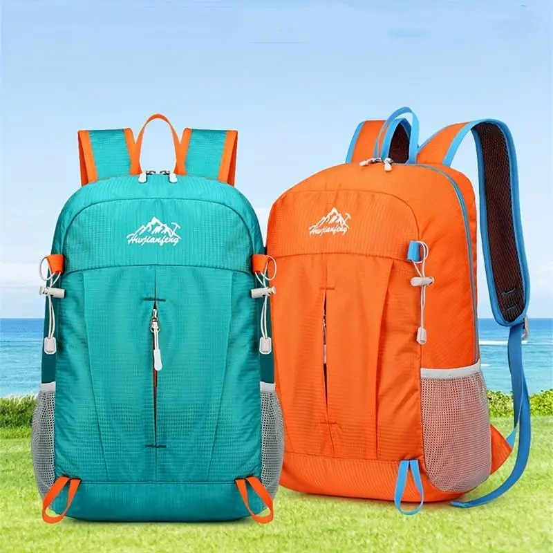 Outdoor Backpack Lightweight Foldable Travel Bag, Bicycle Compatible Pack for Hiking Camping Cycling, Versatile Use for Adventur