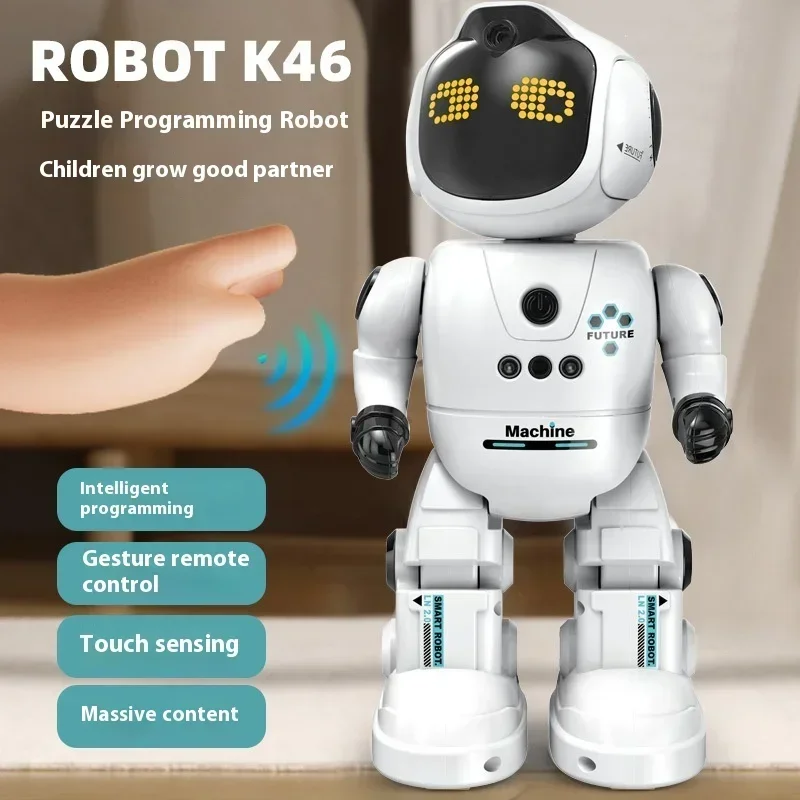 

​​RC Gesture-Controlled Programmable Robot Toy - Interactive Music Dance Robot for Christmas Birthday Gifts​​