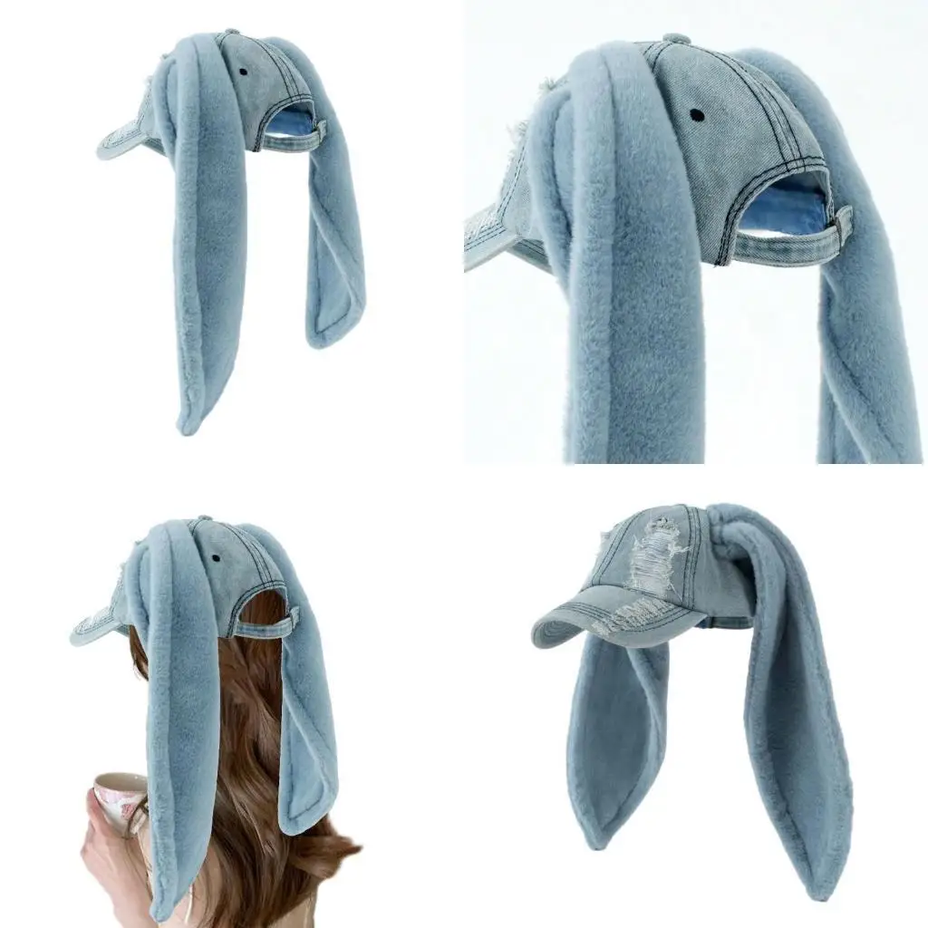 

R1WE Adult Teens Distressed Baseball Caps Summer Sunproof Hat Hiphop Hat