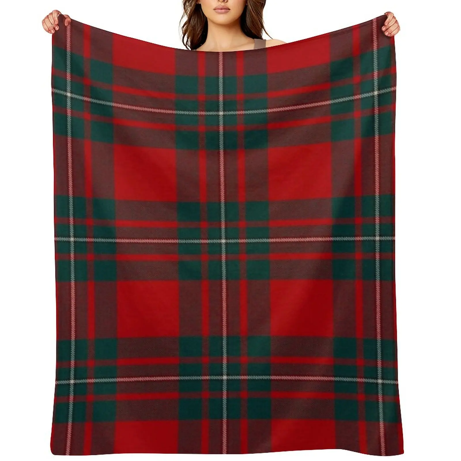 

MacGregor Scottish Tartan Throw Blanket Retros heavy to sleep Sofa Quilt Softest Blankets
