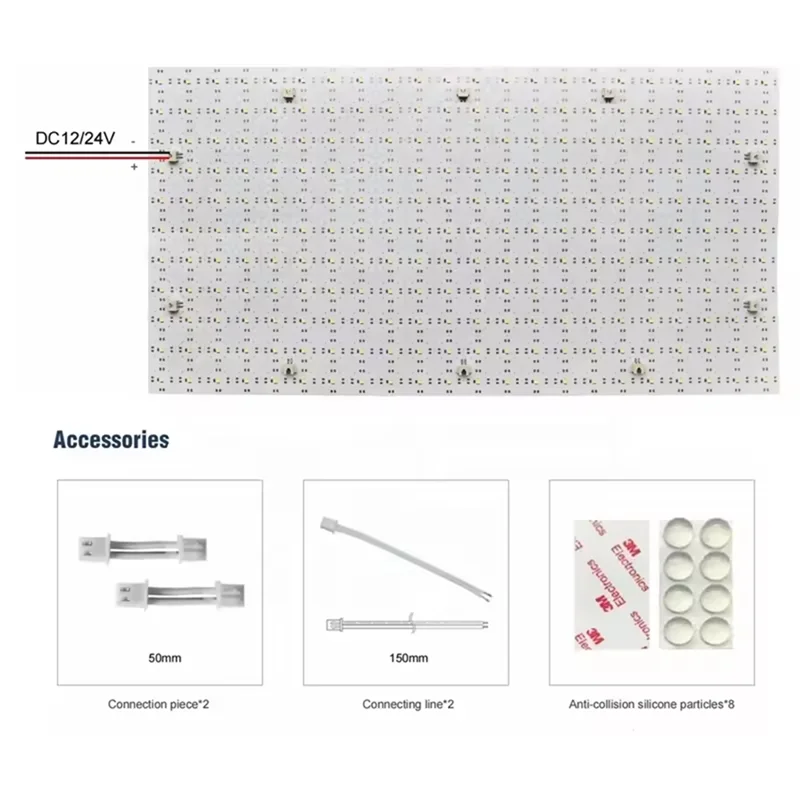 ABUI-For Kitchen Countertop Marble Backlight Advertising Flexible LED Sheets 490* 245Mm DC24V 242LED 28W Panel Sheet Lights
