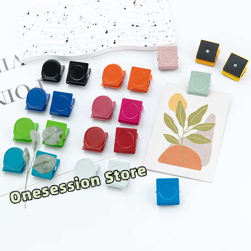 

Colorful Magnetic Clips for Fridge - Mini Memo & Photo Clips to Organize Your Home or Office