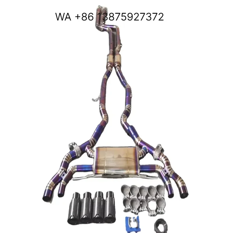 Custom Titanium Catback Exhaust System for X3M X4M High Performance Muffler Pipe Replacement Parts