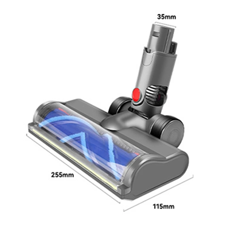 Limpiador de cabezales Compatible con aspiradoras Dyson V6 DC58 DC59 DC62 DC72 DC74, pieza de repuesto para alfombras de suelo de madera dura