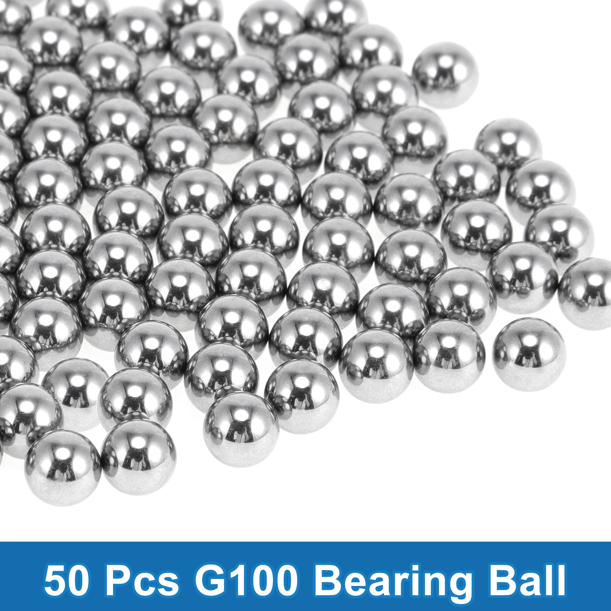 

X Autohaux 12,7 мм подшипник шарикоподшипник сталь G100 прецизионный шарик серебристого тона 50 шт.
