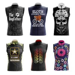 Bike Team 2023 Summer Cycling Vest Sleeveless Cycling Jersey Bicycle Vest MTB Bike Tops Racing Gilet Ropa Ciclismo Bike Jacket