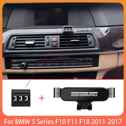 BMW 5 시리즈 F10 F11 F18 2011-2017 용 자동차 휴대 전화 홀더 조정 가능한 특수 휴대 전화 홀더 GPS베이스 마운트 스탠드